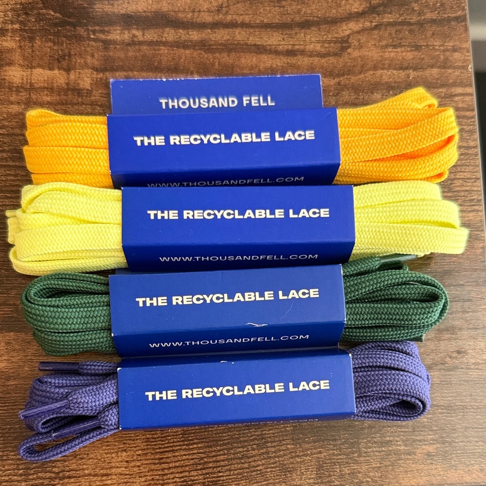 NWT Thousand Fell 100% Recycled rPET Shoe Laces - Picture 2 of 4